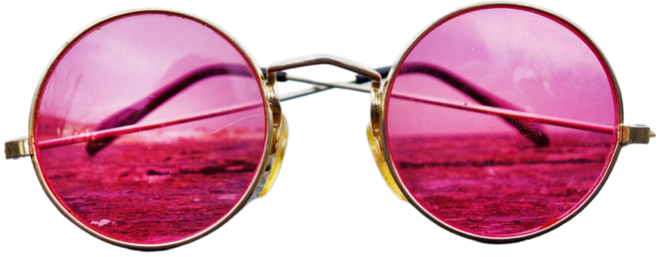 Der Blick durch die rosarote Brille